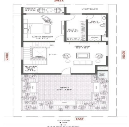 Signature Dwellings Tropicale 3 BHK floor plan