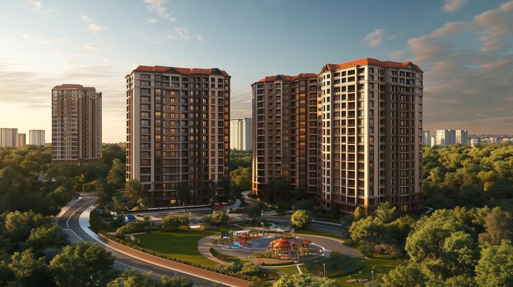Veegaland Serene 3 BHK apartments in Thrippunithura Kochi by Veegaland Homes